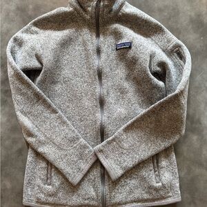 Patagonia Heather Gray Zip-Up Jacket